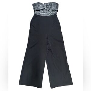 Sam Edelman Black and Silver Women's Jumpsuit